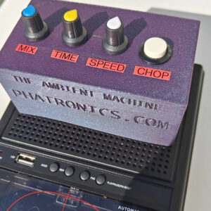 The Ambient Machine analog cassette recorder instrument with ehco delay and vary speed