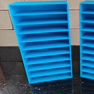 Cassette Tape Holder Storage Organizer Blue