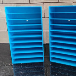 Cassette Tape Holder Storage Organizer Blue