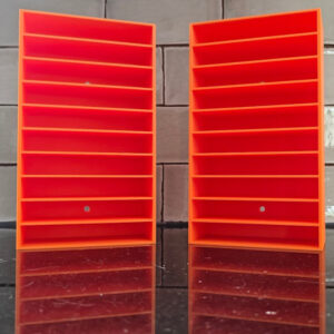 Cassette Tape Holder Storage Organizer Orange