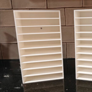 Cassette Tape Holder Storage Organizer White