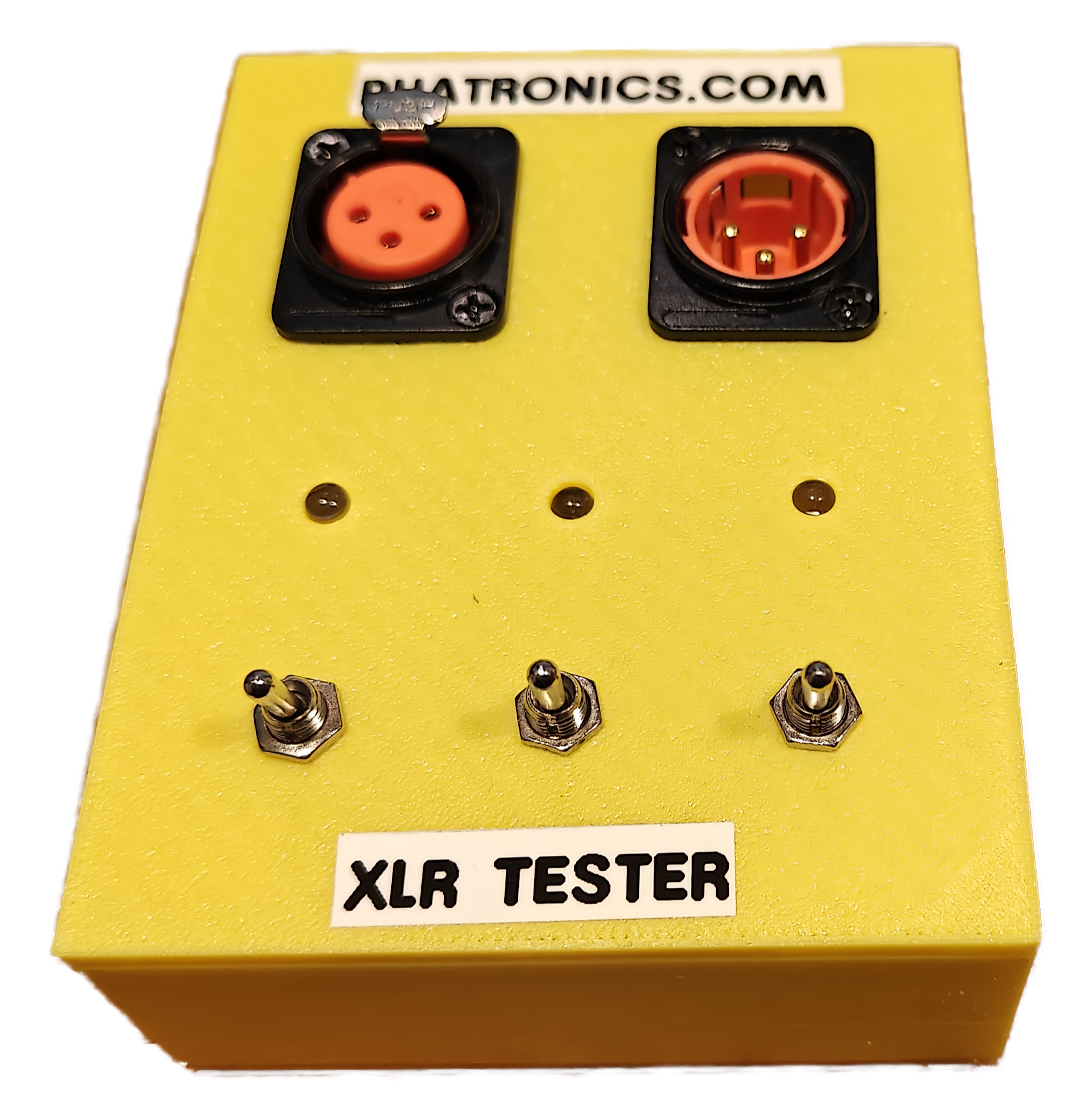 Phatronics XLR Microphone Cable Tester Audio Swiss army knife